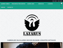 Tablet Screenshot of lazarusaudio.com